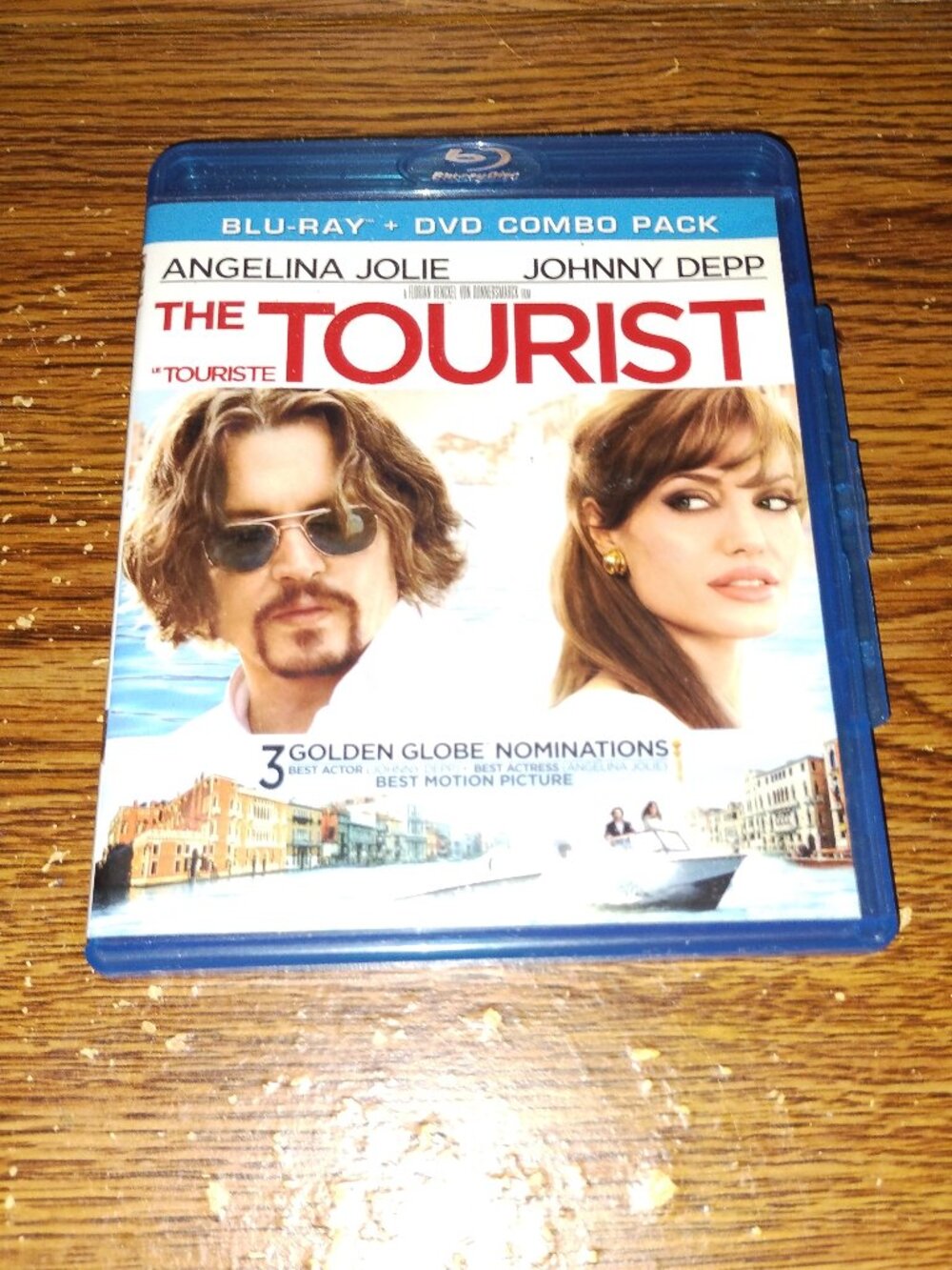 The Touirist (Blu-ray / DVD,, 2011, Canadian) Angelina Jolie Johnny Depp